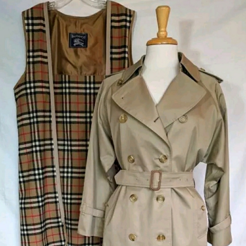 Burberrys Nova Check Trench Coat